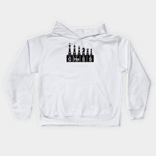 Chess sets periodic table elements Kids Hoodie